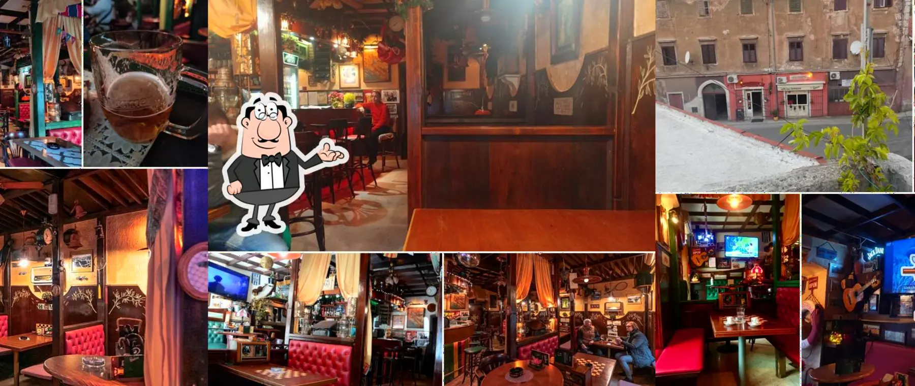 Retro atmosfera Caffe Bara Skradin